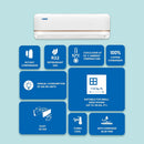 Blue Star 1 Ton 2 Star, Fixed Speed Split AC (FA212TXU, White)