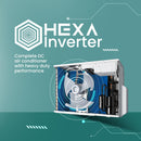 Haier 1.5 Ton 3 Star HEXA Inverter Smart Split AC (HSI-HSO-52KU-CAI3NB-I)
