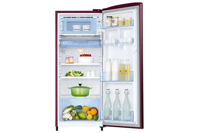 Samsung 183 L, 4 Star, Digital Inverter, Direct-Cool Single Door Refrigerator (RR20C1724HN-HL)