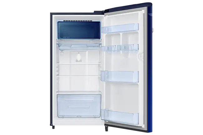 SAMSUNG 189 L Direct Cool Single Door 5 Star Refrigerator, Orange Blossom Blue, (RR21C2E25NK-HL)