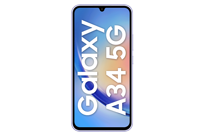 Samsung Galaxy A34 5G (8GB, 128GB Storage) Light Violet