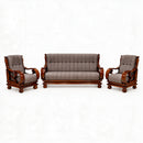 Darling Meenval Sofa Set 3+1+1, Suede Fabric