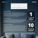 Voltas 1.5 Ton, 3 Star Inverter Split AC (VOLTAS SAC 125INV VECTRA ZEN SILVER)