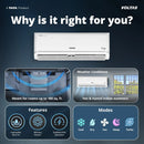 Voltas 1.5 Ton, 3 Star Inverter Split AC (VOLTAS SAC 125INV VECTRA ZEN SILVER)