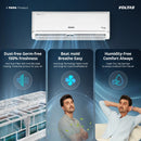 Voltas 1.5 Ton, 3 Star Inverter Split AC (VOLTAS SAC 125INV VECTRA ZEN SILVER)