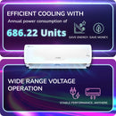 Voltas 1.5 Ton, 5 Star Inverter Split AC (VOLTAS SAC 185INV VERTIS AI ZEST GOLD)