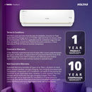 Voltas 1.5 Ton, 5 Star Inverter Split AC (VOLTAS SAC 185INV VERTIS AI ZEST GOLD)