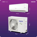 Voltas 1.5 Ton, 5 Star Inverter Split AC (VOLTAS SAC 185INV VERTIS AI ZEST GOLD)