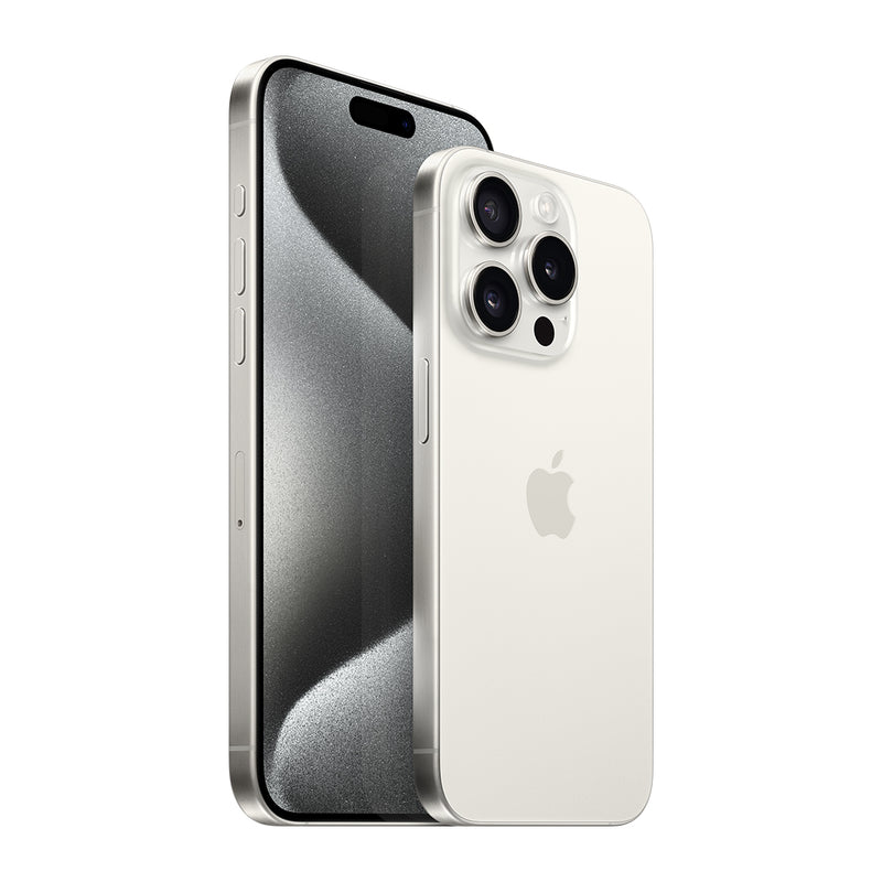 Apple iPhone 15 Pro (128GB, White Titanium)