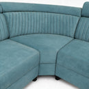 Darling Skylard Corner Sofa, Suede Fabric