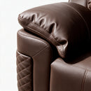 Darling JH-R141 Recliner Sofa Set 3+2+1, Brown Leatherette
