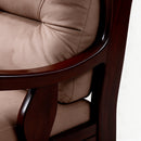 Darling Royal High Back Sofa Set 3+1+1, Chenille Fabric