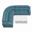 Darling Skylard Corner Sofa, Suede Fabric