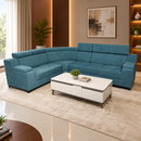 Darling Skylard Corner Sofa, Suede Fabric