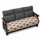 Darling Venice Sofa Set 3+1+1, Jute Fabric