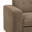 Darling Lidia Sofa Cum Bed, Suede Fabric