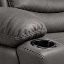 Darling 3228 Recliner Sofa Set 3+2+1, Half Leather