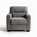 Darling JH-855 Sofa Set 3+1+1, Grey Textured Fabric