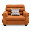 Darling Altas Sofa Set 3+1+1, Suede Fabric