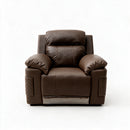 Darling JH-R141 Recliner Sofa Set 3+2+1, Brown Leatherette