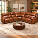 Darling 70696 Recliner Corner Sofa Set (Corner + Single + Console)