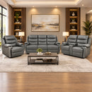 Darling 3228 Recliner Sofa Set 3+2+1, Half Leather