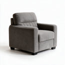 Darling JH-855 Sofa Set 3+1+1, Grey Textured Fabric