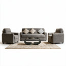 Darling JH-855 Sofa Set 3+1+1, Grey Textured Fabric