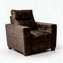 Darling Europa CI-209 Sofa Set 3+1+1, Brown Velvet Fabric