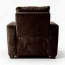 Darling Europa CI-209 Sofa Set 3+1+1, Brown Velvet Fabric