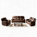 Darling JH-R141 Recliner Sofa Set 3+2+1, Brown Leatherette