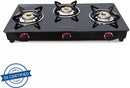 Butterfly Trio 3 Burner Glass Manual Gas Stove (TRIO 3B GLASS TOP)