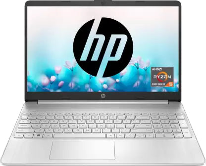 HP 15s AMD Ryzen 5 Hexa Core 5500U - (16 GB/512 GB SSD/Windows 11 Home) 15s-eq2132au Thin and Light Laptop  (15.6 inch, Natural Silver, 1.69 Kg, With MS Office)