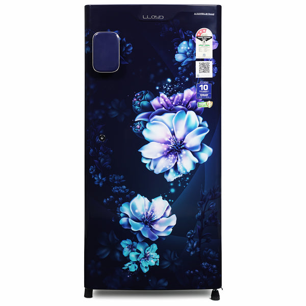 Lloyd 188 L 3 Star Direct Cool Refrigerator Cherry Blossom Blue (GLDC203SCBT4JC)