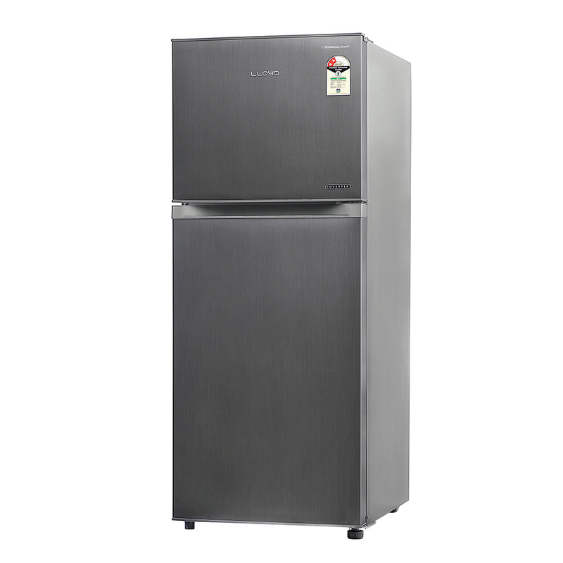 Llord 233 L 2 Star Frost Free Refrigerator Dark Steel (GLFF262EDST1GC)