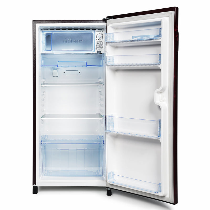 LLOYD 188L 3 Star Direc Cool Single Door Refrigerator, FLORET WINE (GLDC203SFWT4JC)