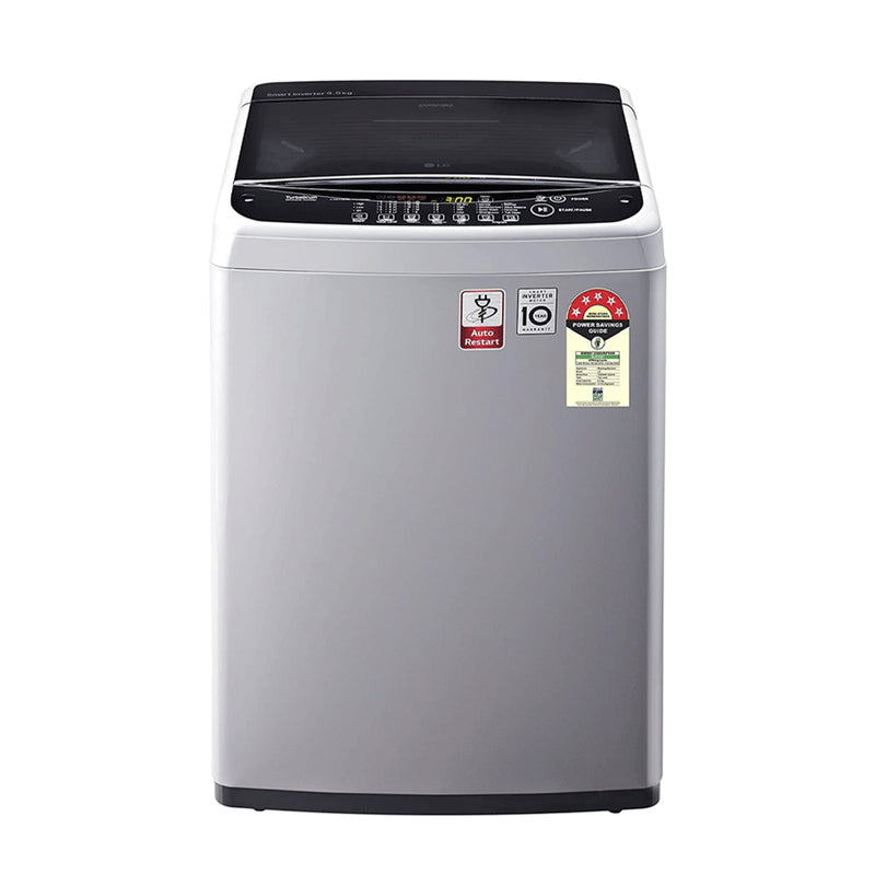 LG 6.5 Kg 5 Star Smart Inverter Fully-Automatic Top Loading Washing Machine (T65SNSF1Z, Middle Free Silver, TurboDrum)