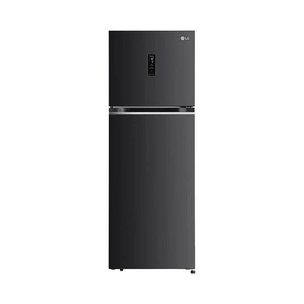 LG 360 L 3 Star Frost-Free Smart Inverter Wi-Fi Double Door Refrigerator (GL-T382VESX, Ebony Sheen)