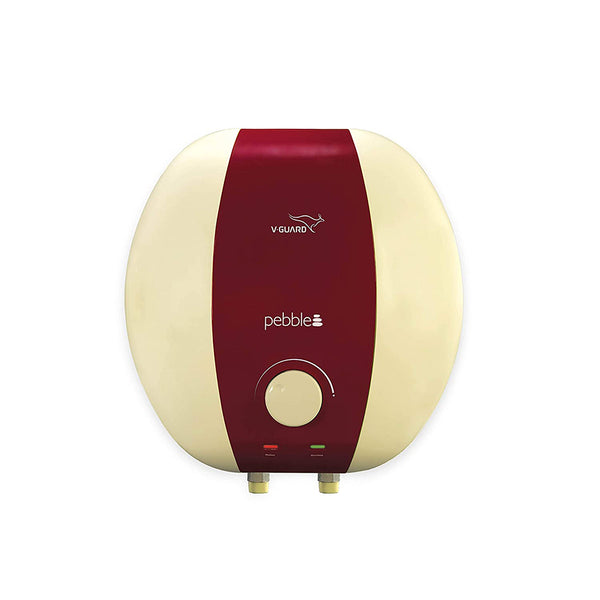 V-Guard Pebble 25 Litre Water Heater, Cherry Red (PEBBLE METRO 25 LTR)