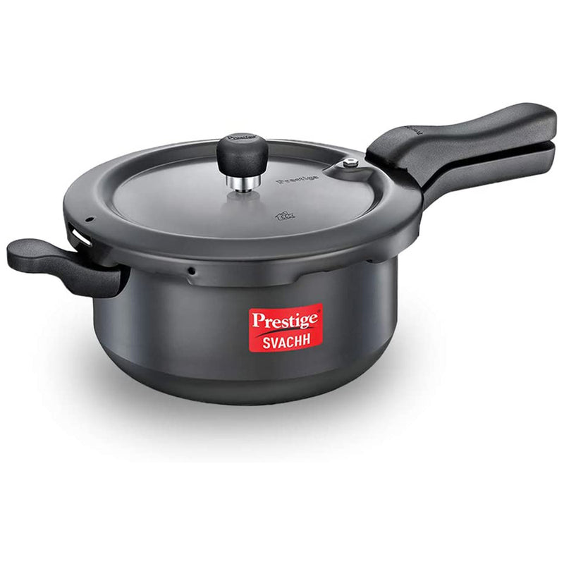 TTK Prestige Svachh Hard Anodized Senior Pressure Pan 5 Litre black