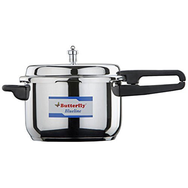 Butterfly BL-5L Blue Line Stainless Steel Outer Lid Pressure Cooker,