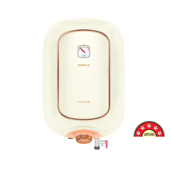 15 Litre Water Storage Geyser PURO TURBO DX Ivory Pink