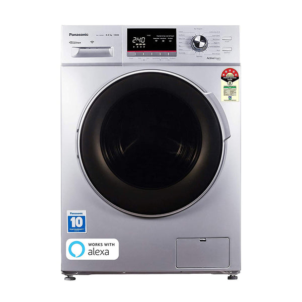 Panasonic 8.0 Kg 5 Star Wifi Inverter Fully-Automatic Front Loading Washing Machine (NA-148MF1L01)