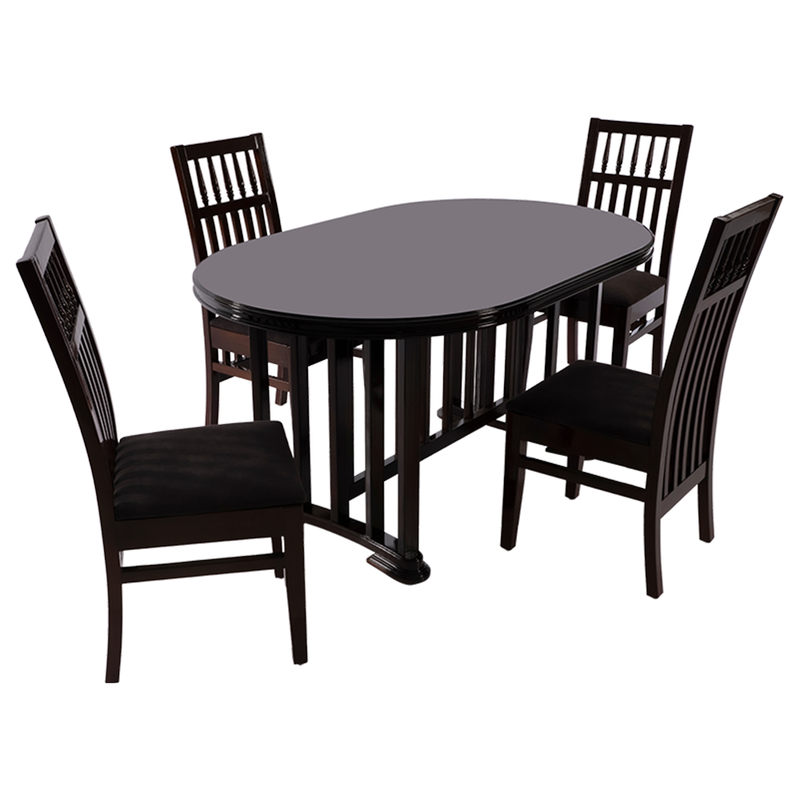 Dining table 4 discount seater oval shape