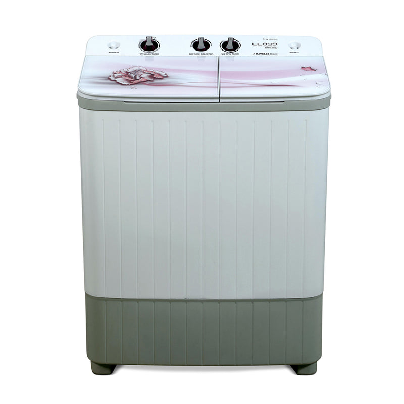 Lloyd 6.5 Kg Semi Automatic Top Loading Washing Machine (LWMS65HE1)