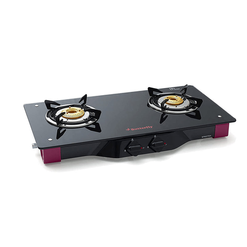 Butterfly Spectra Glass 2 Burner Gas Stove