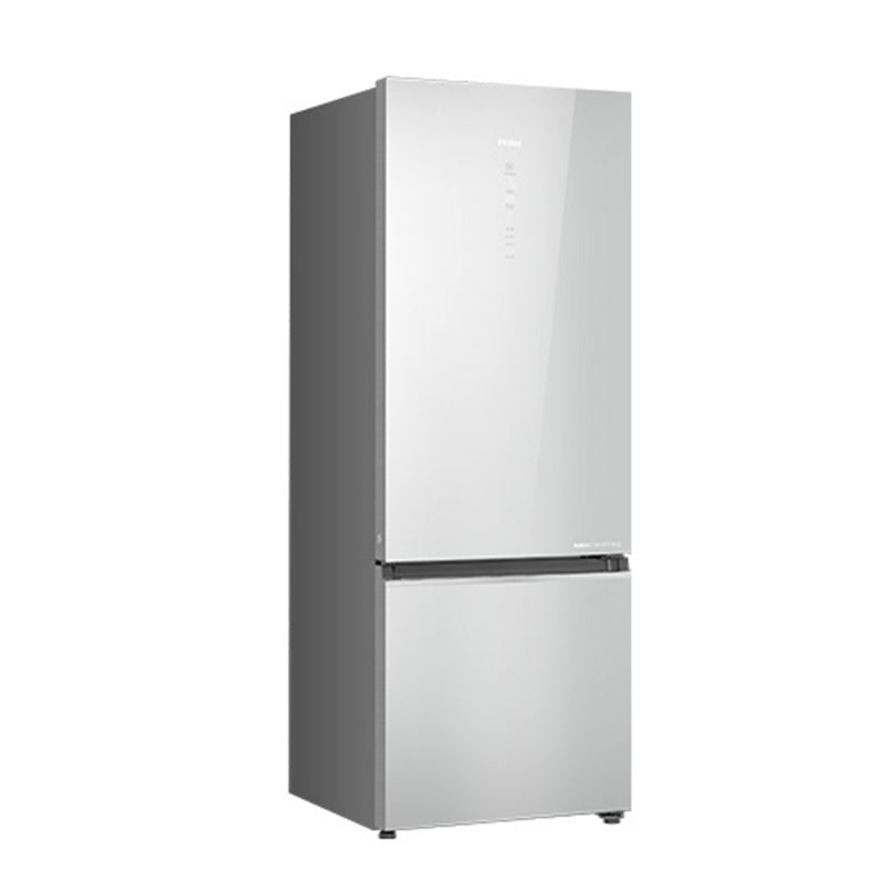 Haier 376 L 3 Star Double Door Bottom Mount Refrigerator(HRB-3964PMG-E, Mirror Glass,Glass Door, Convertible)
