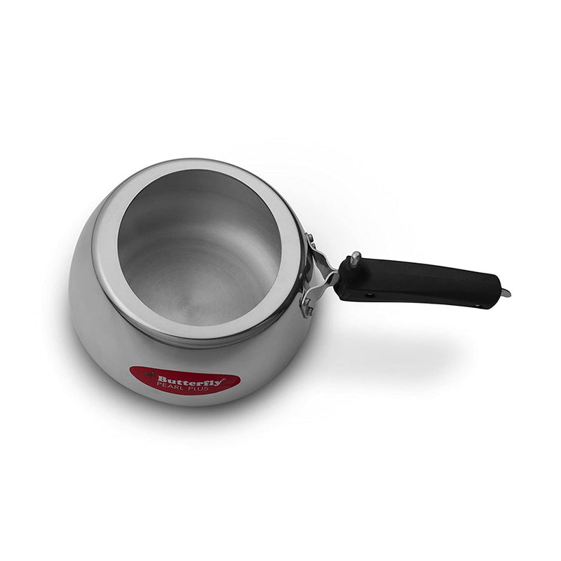 Butterfly Pearl Plus Induction Base Aluminium Pressure Cooker, 3 Litre