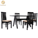 Goodwood Silcy 1+4 TW 4 Seater Dining Table Set