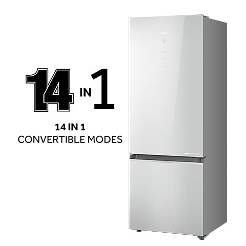 Haier 346L 3 Star Triple Inverter & Dual Fan Frost-Free Double Door Refrigerator (HRB-3664PMG-E, Mirror Glass)